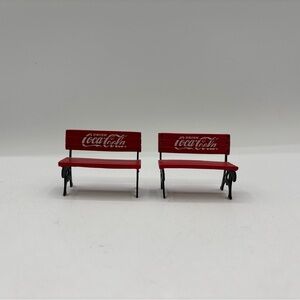 Coca-Cola Town Square Accessories 1996 Vintage Park Bench Item 64319